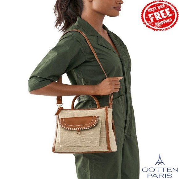 Fossil Parker Small Leather Backpack Natural Brown Women\'s Bag main image 4